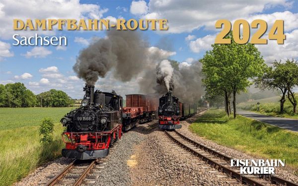 EK Kalender 2024 - Dampfbahn Route Sachsen
